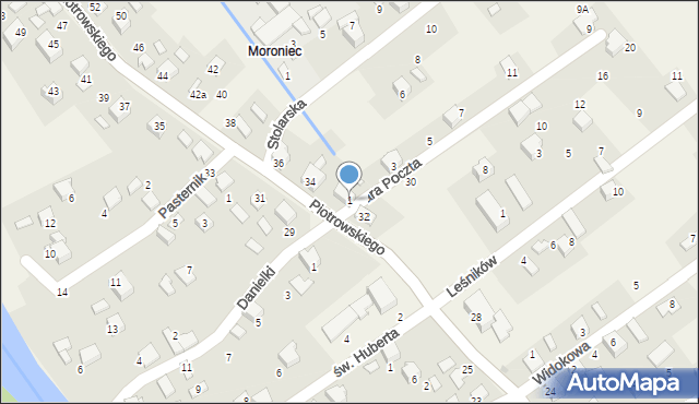 Ujsoły, Stara Poczta, 1, mapa Ujsoły