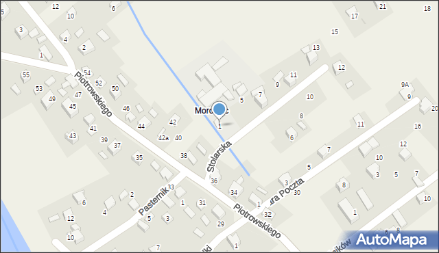 Ujsoły, Stolarska, 1, mapa Ujsoły