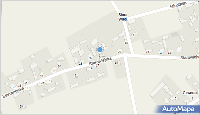 Umianowice, Starowiejska, 24, mapa Umianowice