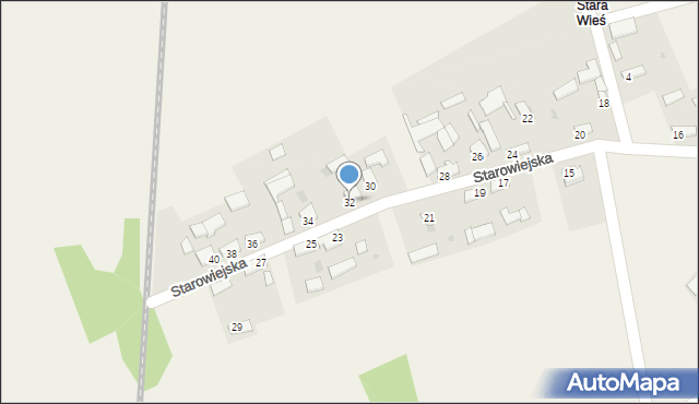 Umianowice, Starowiejska, 32, mapa Umianowice