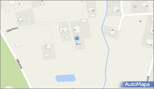 Wałdowo Szlacheckie, Stachury Edwarda, 8a, mapa Wałdowo Szlacheckie