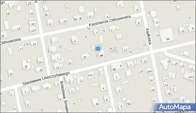 Warszawa, Stanisława Leszczyńskiego, 18, mapa Warszawy