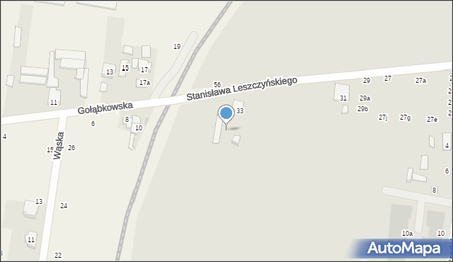 Warszawa, Stanisława Leszczyńskiego, 37a, mapa Warszawy