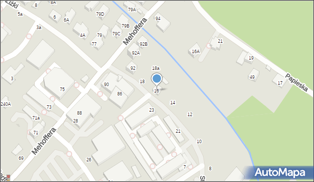 Warszawa, Stągiewna, 16, mapa Warszawy