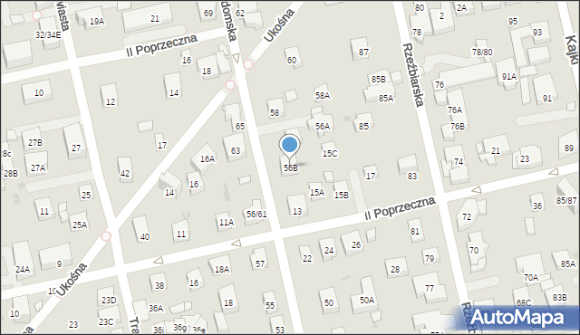 Warszawa, Stradomska, 56B, mapa Warszawy