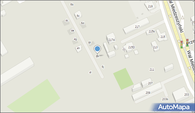 Warszawa, Strzygłowska, 6h, mapa Warszawy