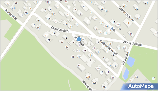 Warszawa, Stawowa, 4, mapa Warszawy