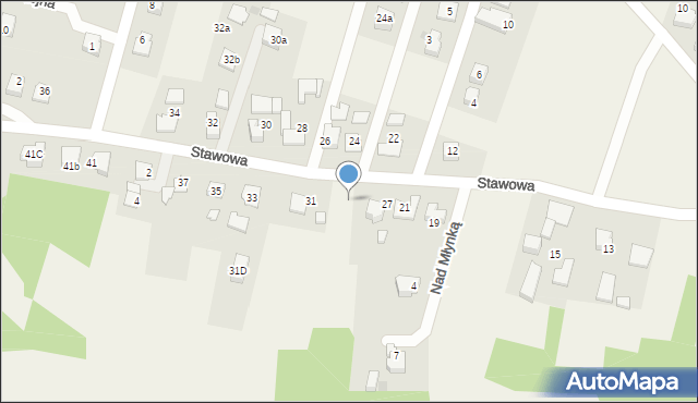 Warszowice, Stawowa, 29, mapa Warszowice