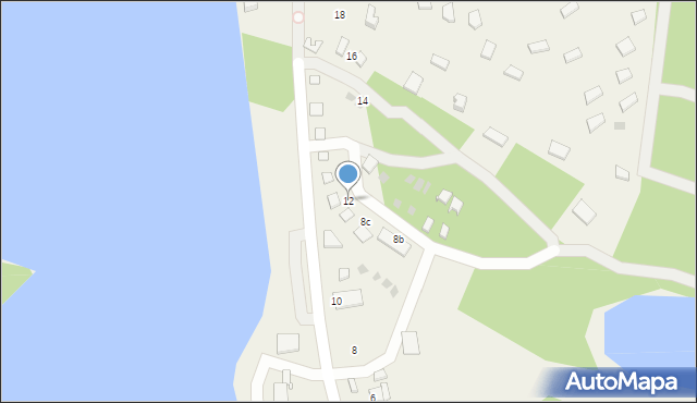 Wdzydze, Stolema, 12, mapa Wdzydze