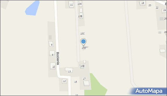 Węglew, Stefana Batorego, 10D, mapa Węglew