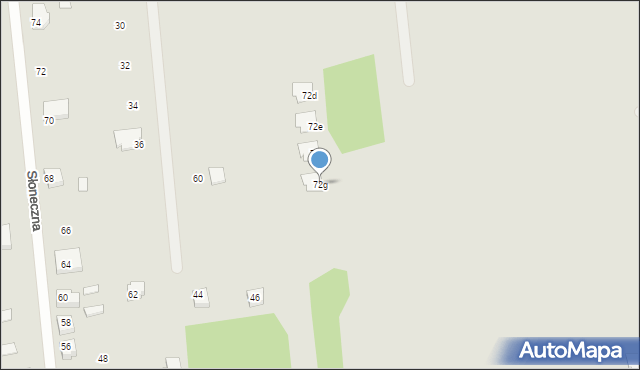 Węgrów, Strefowa, 72g, mapa Węgrów