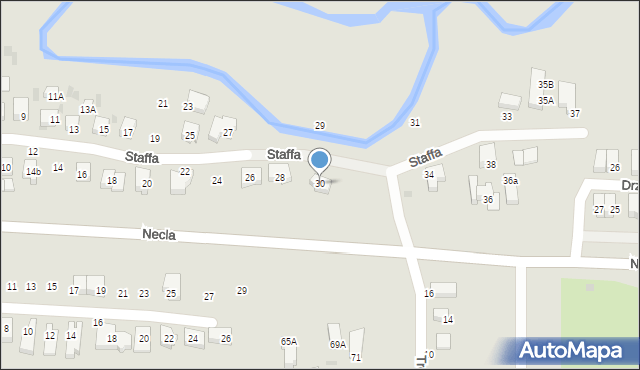 Wejherowo, Staffa Leopolda, 30, mapa Wejherowo