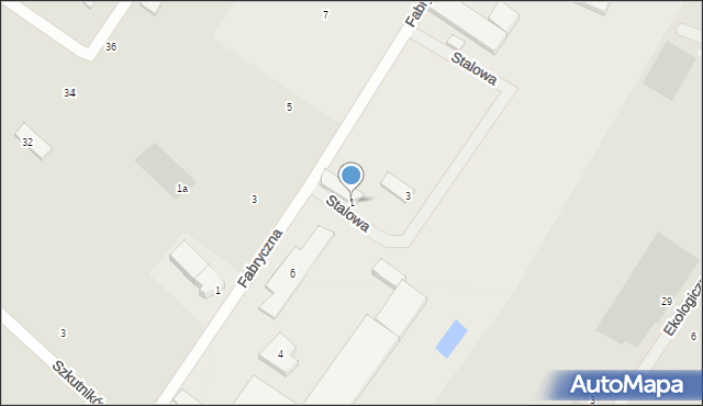 Wejherowo, Stalowa, 1, mapa Wejherowo