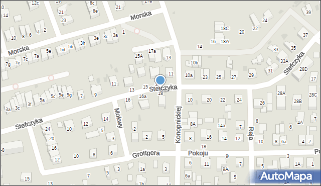 Wejherowo, Stefczyka Franciszka, 18, mapa Wejherowo