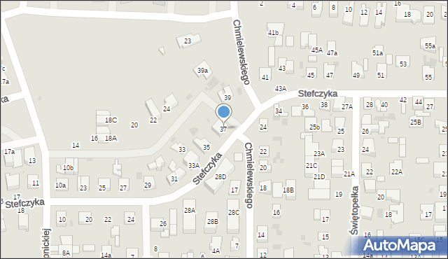 Wejherowo, Stefczyka Franciszka, 37, mapa Wejherowo