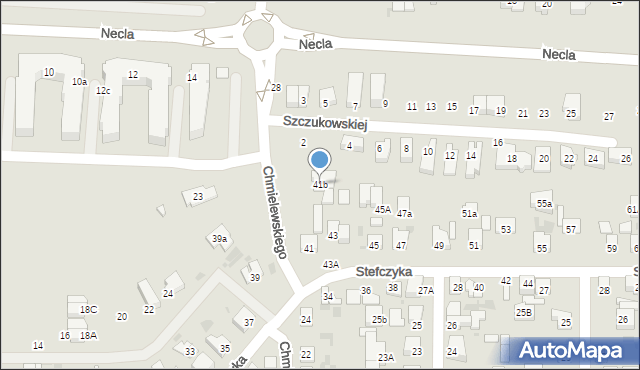 Wejherowo, Stefczyka Franciszka, 41b, mapa Wejherowo