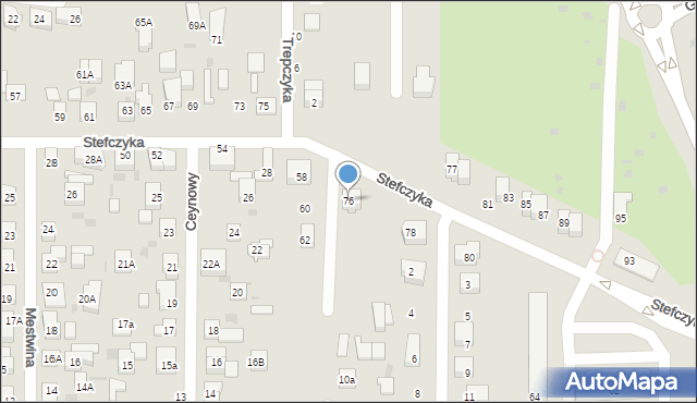Wejherowo, Stefczyka Franciszka, 76, mapa Wejherowo