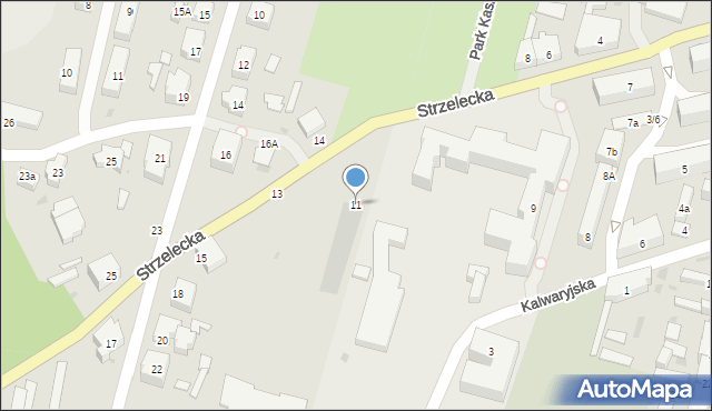 Wejherowo, Strzelecka, 11, mapa Wejherowo