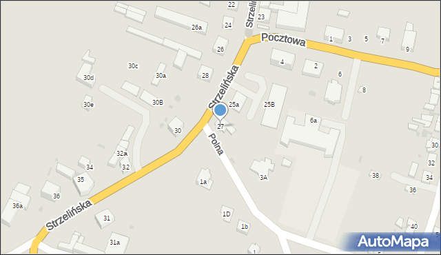 Wiązów, Strzelińska, 27, mapa Wiązów