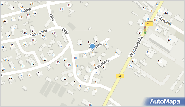 Więcbork, Stroma, 4, mapa Więcbork