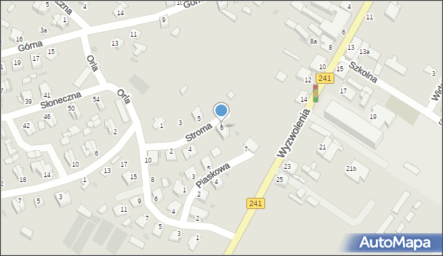 Więcbork, Stroma, 6, mapa Więcbork