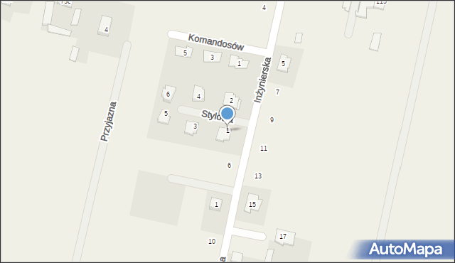 Wielgolas Duchnowski, Stylowa, 1, mapa Wielgolas Duchnowski