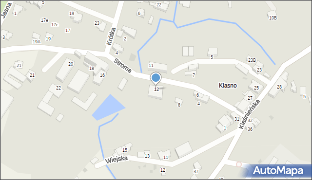 Wieliczka, Stroma, 12, mapa Wieliczka
