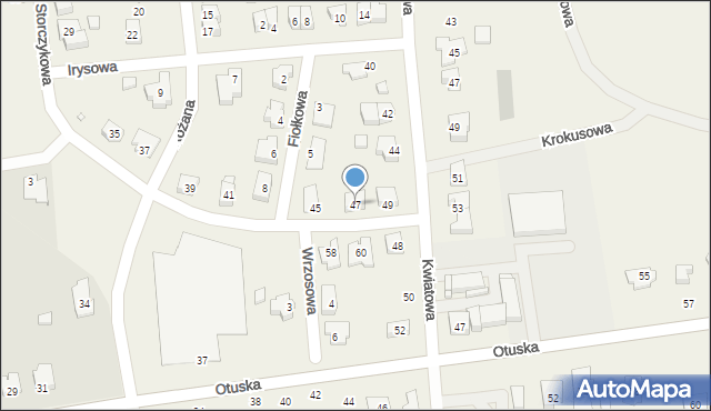 Wielka Wieś, Storczykowa, 47, mapa Wielka Wieś