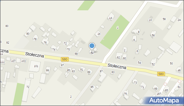 Wiktorów, Stołeczna, 64, mapa Wiktorów