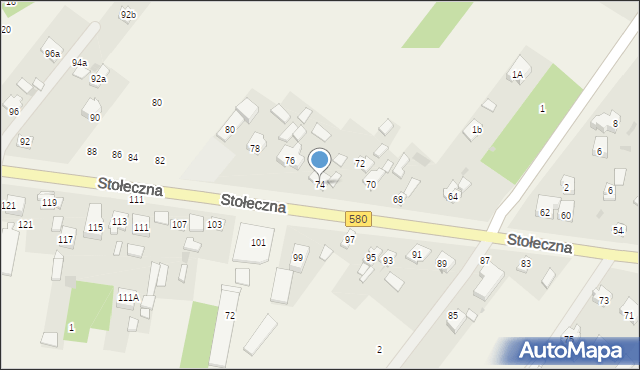 Wiktorów, Stołeczna, 74, mapa Wiktorów