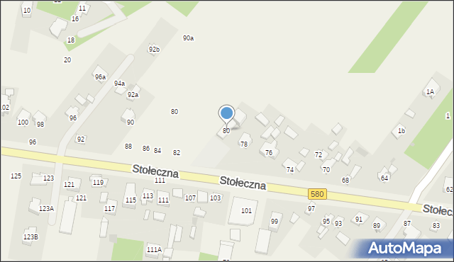 Wiktorów, Stołeczna, 80, mapa Wiktorów