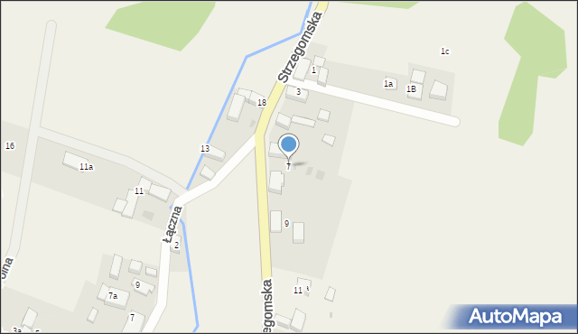 Wilczków, Strzegomska, 7, mapa Wilczków