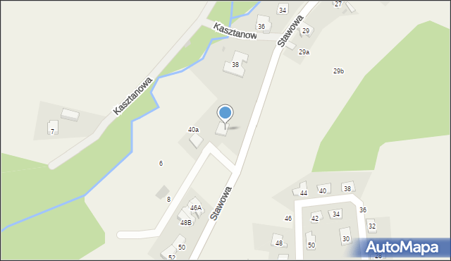 Wilczyn, Stawowa, 40, mapa Wilczyn