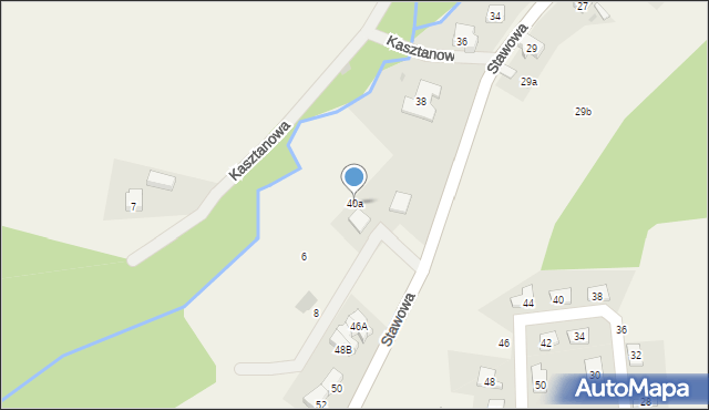 Wilczyn, Stawowa, 40a, mapa Wilczyn