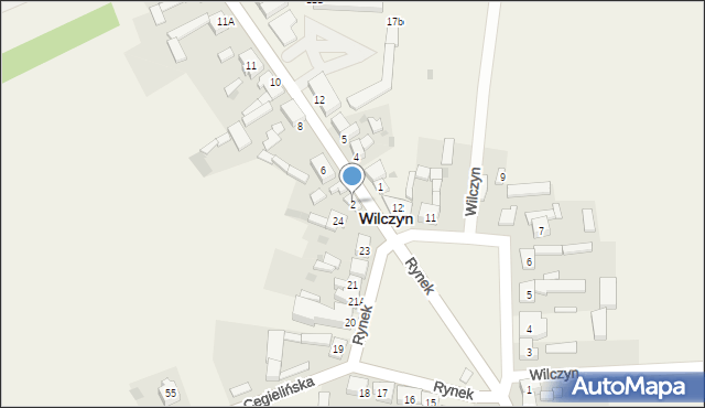 Wilczyn, Strzelińska, 2, mapa Wilczyn