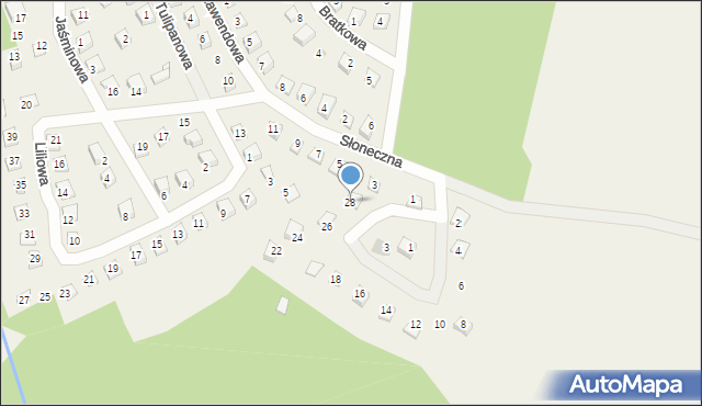 Wilkasy, Storczykowa, 28, mapa Wilkasy