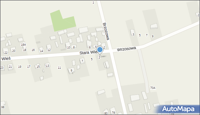 Wilków, Stara Wieś, 3, mapa Wilków