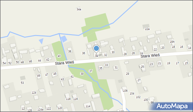 Wilków, Stara Wieś, 34, mapa Wilków