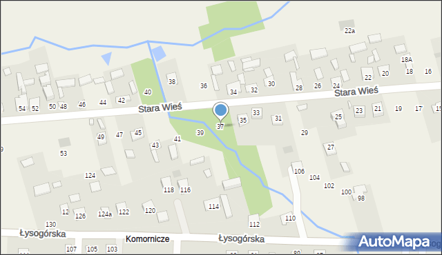 Wilków, Stara Wieś, 37, mapa Wilków