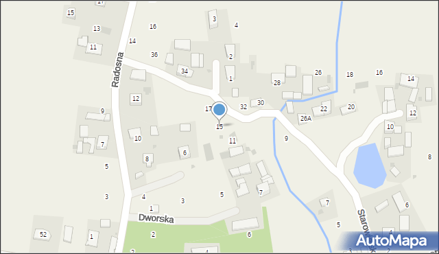 Wilków, Starowiejska, 15, mapa Wilków