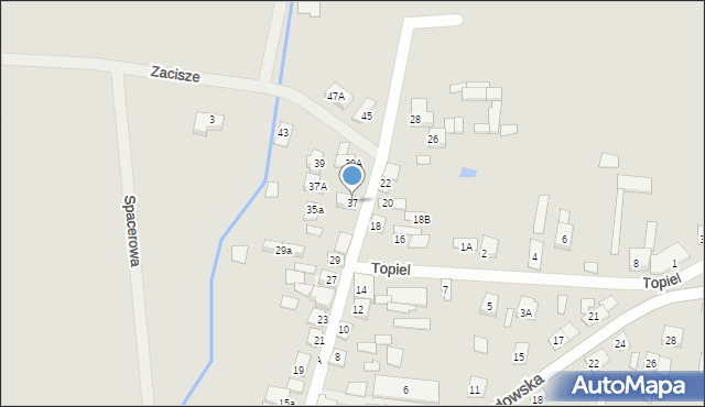 Wiskitki, Strażacka, 37, mapa Wiskitki