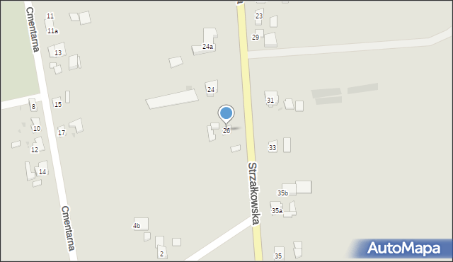 Witkowo, Strzałkowska, 26, mapa Witkowo