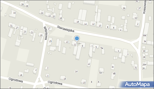 Witkowo Drugie, Starowiejska, 11A, mapa Witkowo Drugie