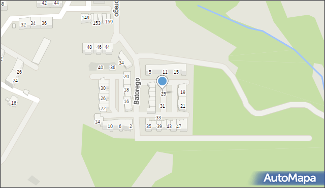 Wodzisław Śląski, Stefana Batorego, 27, mapa Wodzisławia Śląskiego