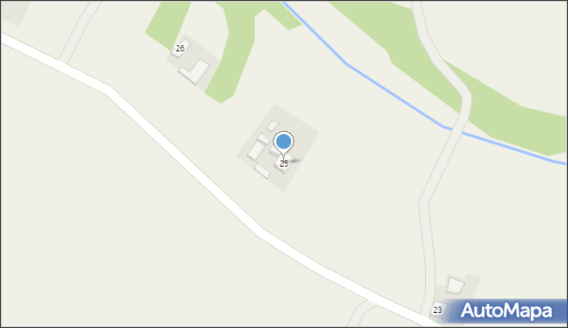 Wojciechów, Starowiejska, 25, mapa Wojciechów