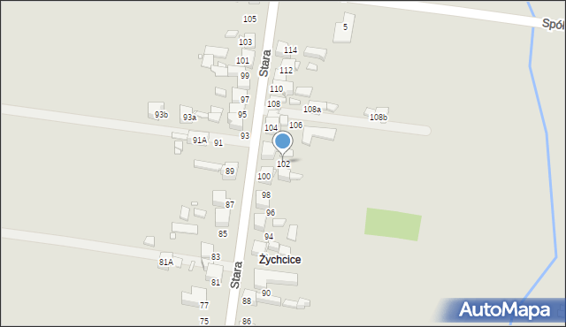 Wojkowice, Stara, 102, mapa Wojkowice