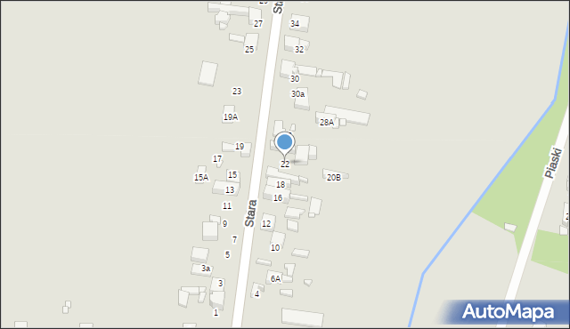 Wojkowice, Stara, 22, mapa Wojkowice