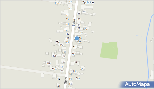 Wojkowice, Stara, 74, mapa Wojkowice