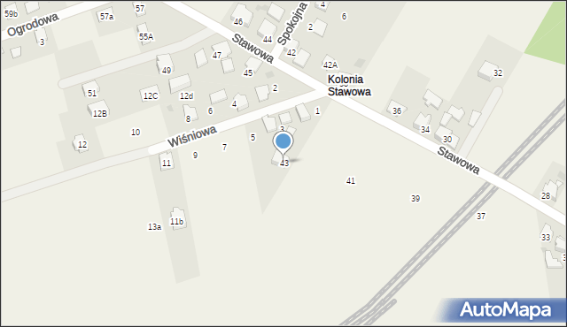 Wola, Stawowa, 43, mapa Wola