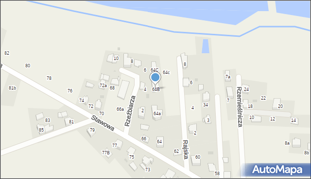 Wola, Stawowa, 64b, mapa Wola